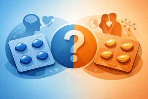 Sildenafil oder Tadalafil: der Unterschied